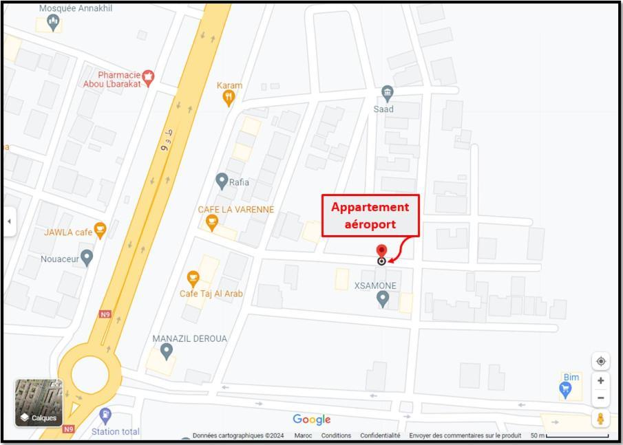 Appartement Aeroport Casablanca Nouaceur Экстерьер фото